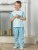 Пижама с зебрами - Размер 116 - Цвет голубой - Картинка #1