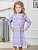 Платье "Зимний узор" - Размер 128 - Цвет фиолетовый - интернет-магазин Bits-n-Bobs.ru